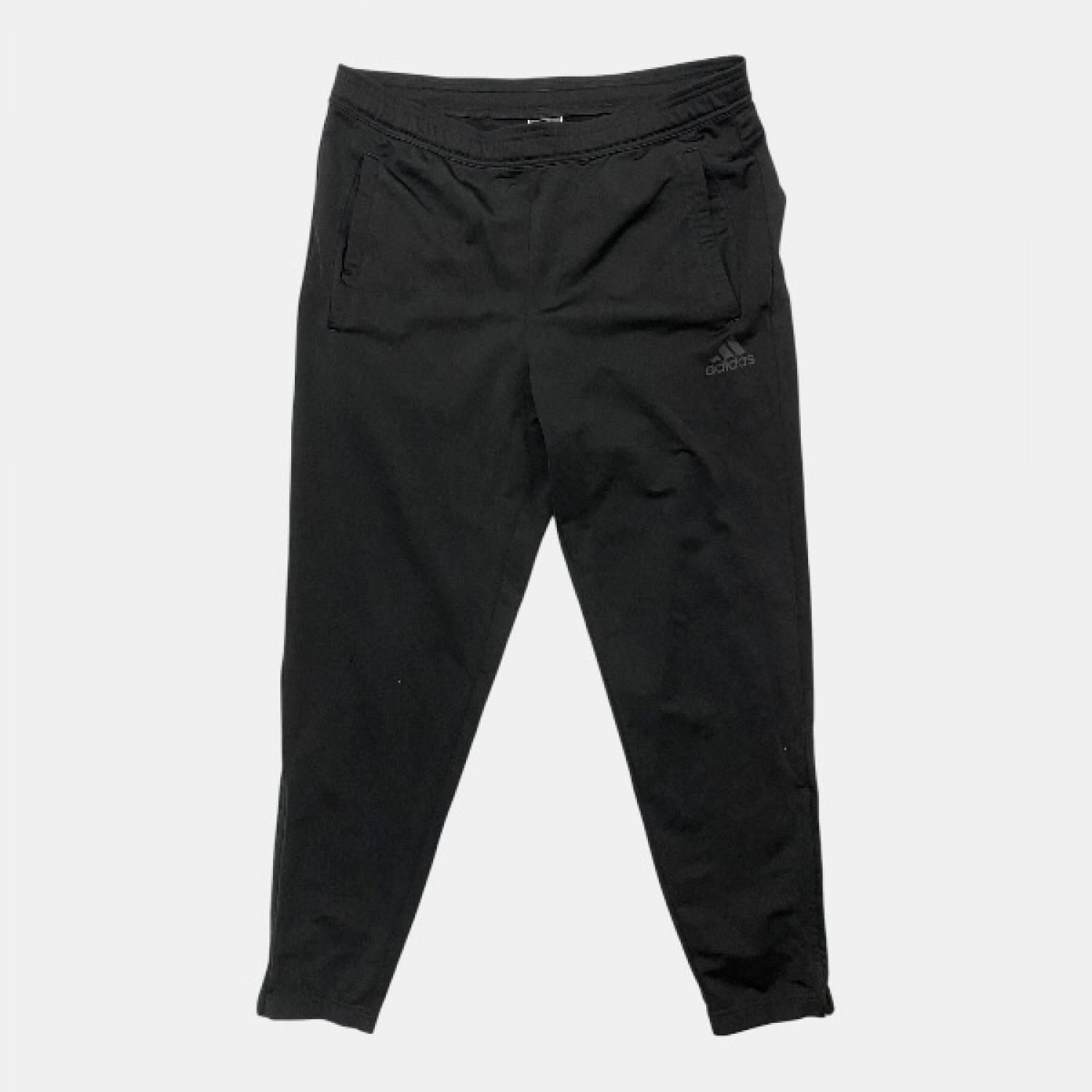 Adidas Tapered Training Pants Black M Pre Owned